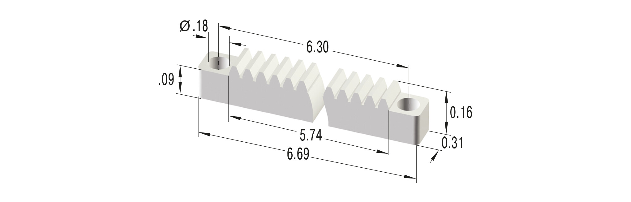 ZAHNSTANGEM0.8P