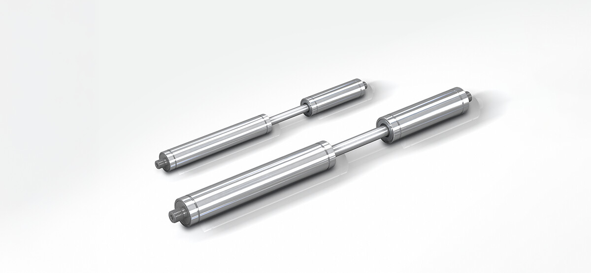 Double-stroke gas springs